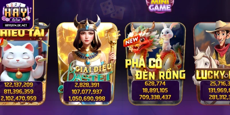 Khám phá danh sách trò chơi hấp dẫn Nổ hũ Haywin